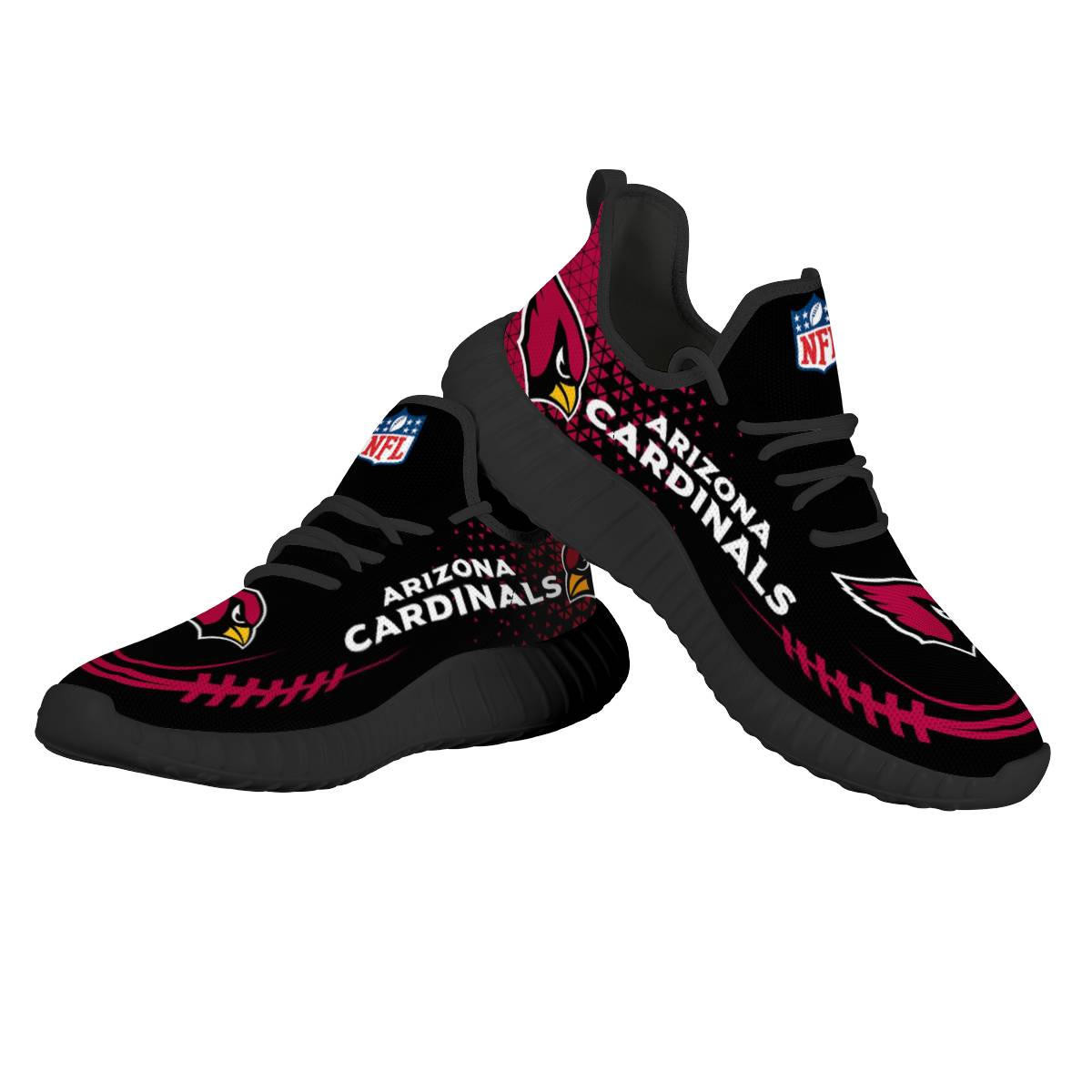 Women's Arizona Cardinals Mesh Knit Sneakers/Shoes 008